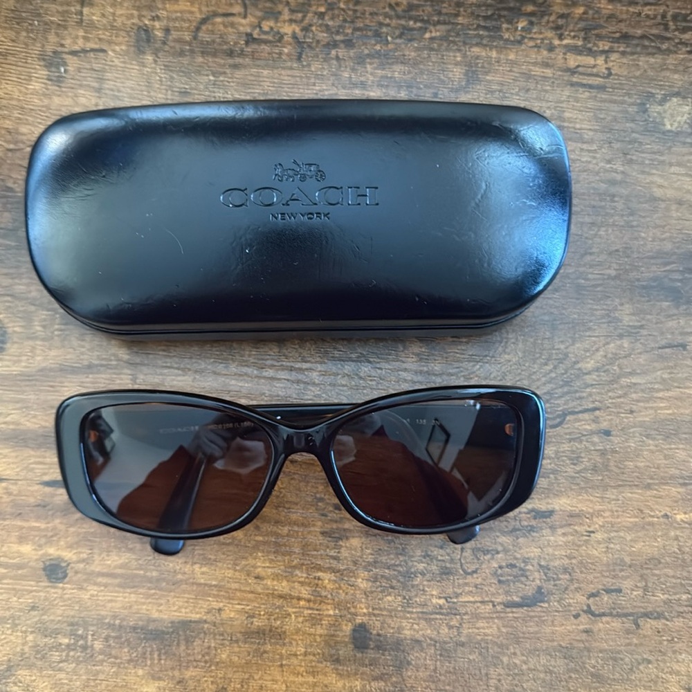 Womens Coach Sunglasses Dark Tortoise